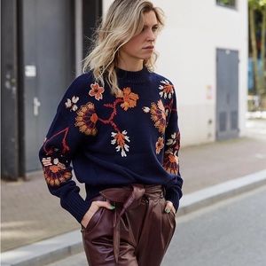 Vanessa Bruno Soave Embroidered Sweater